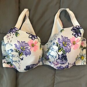 Cacique Floral Underwire Bra | Size 38DD
